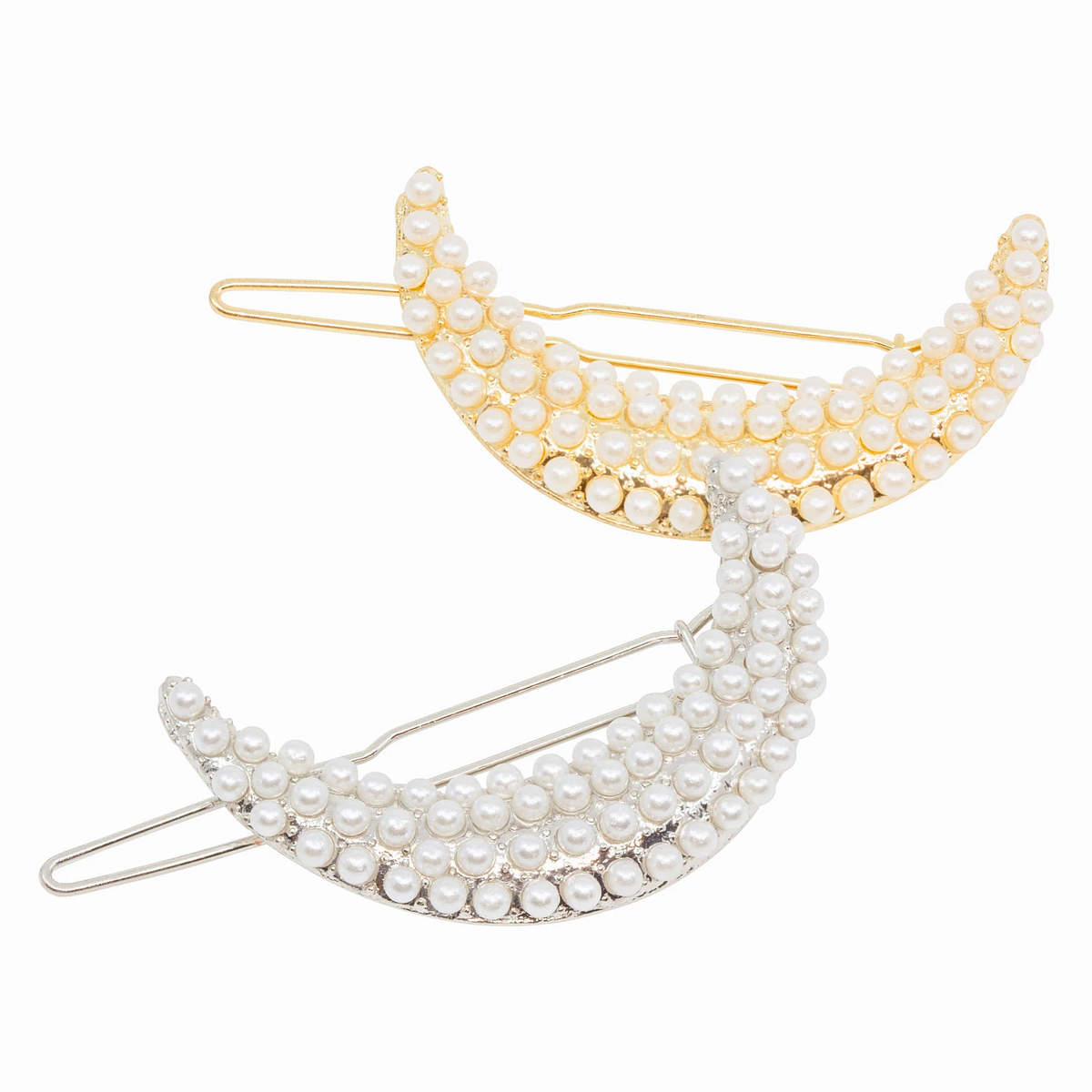 Pearl Moon Crescent Hairpin