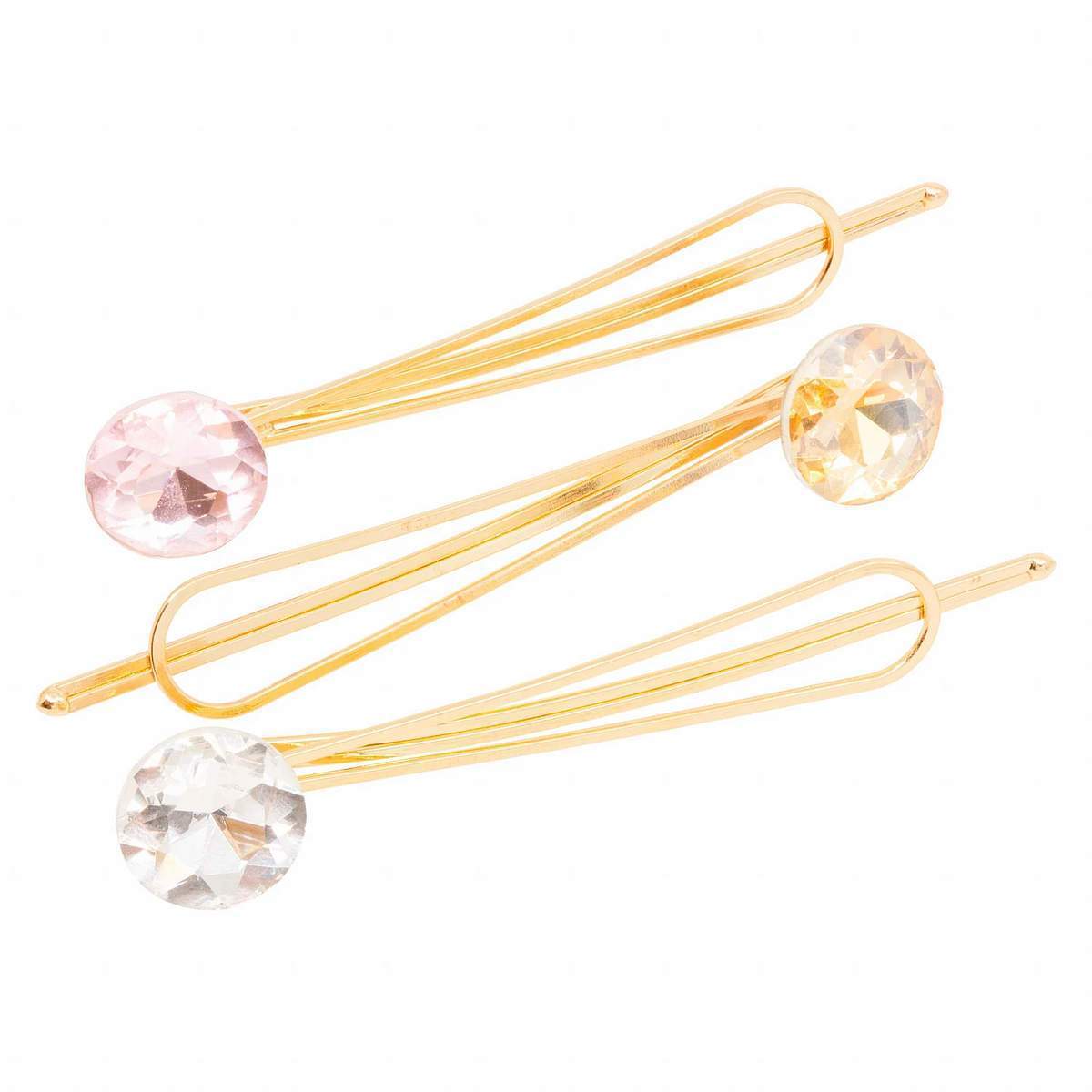Baby Pink Crystal Hairpin