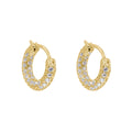 Day-to-Night Crystal Hoops