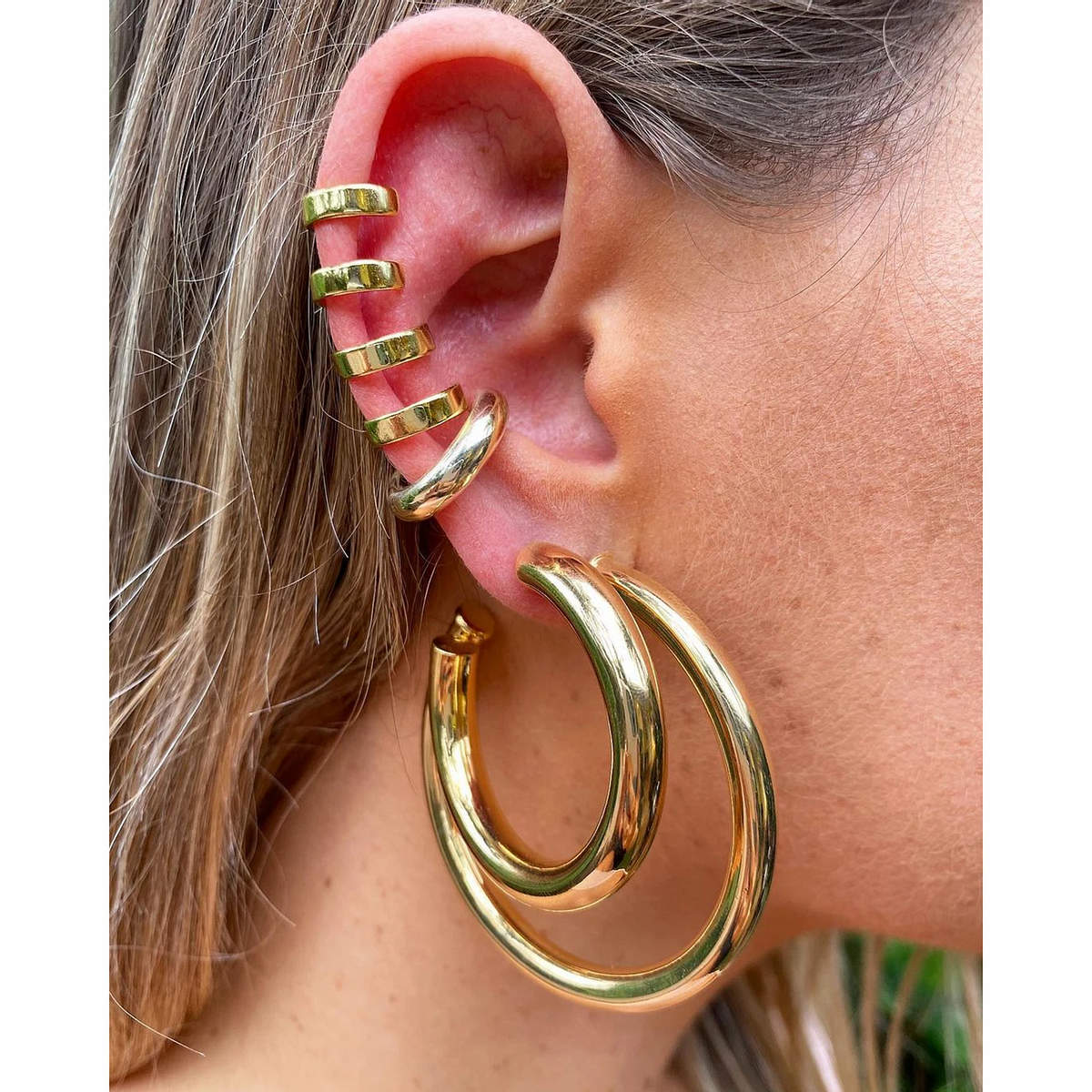 Extra-Thick Double Layer Ear Cuff