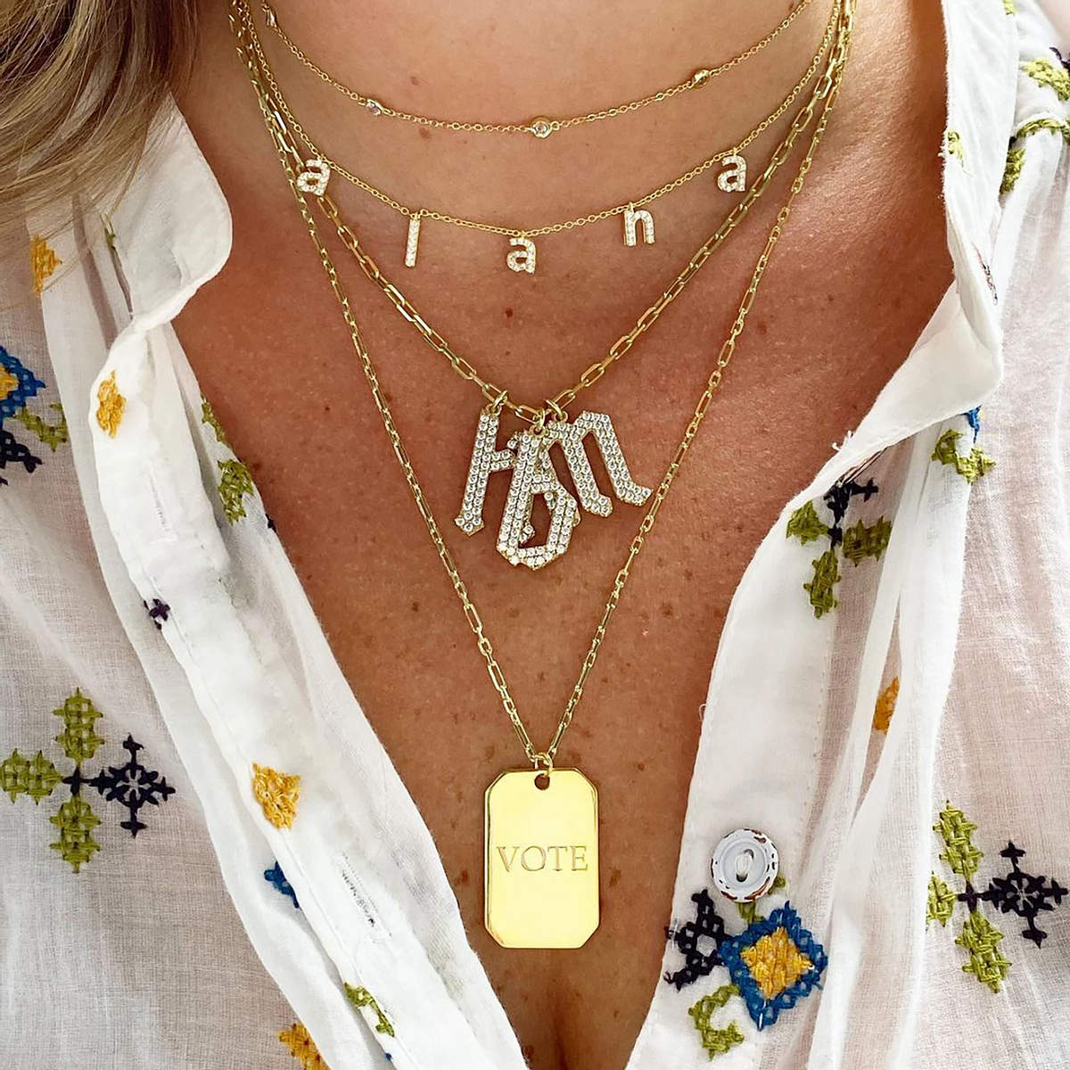 Minimalist Personalized Dog Tag Necklace